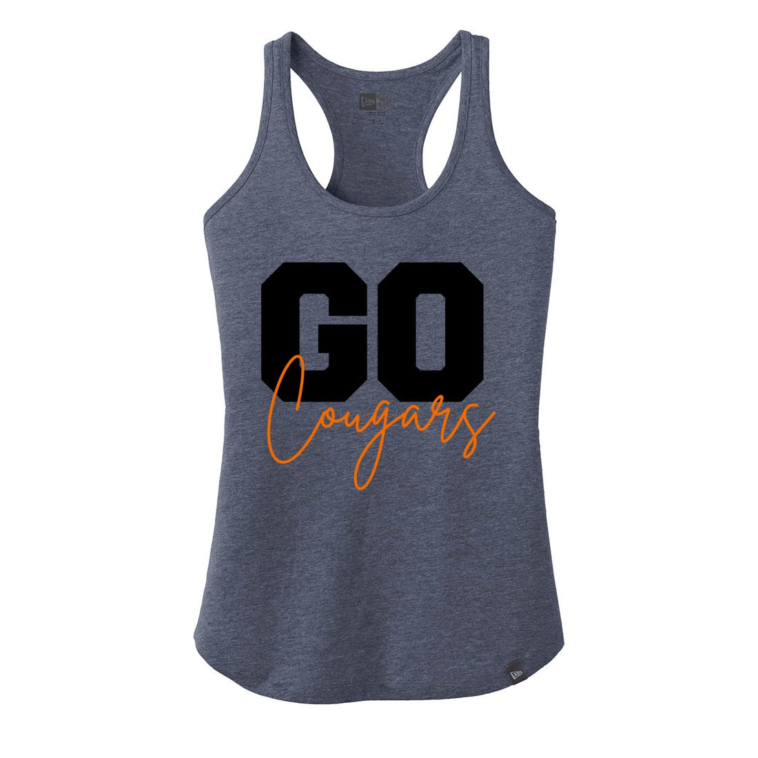 Go Cougars Racerback Tank - Tank Tops - Positively Sassy - Go Cougars Racerback Tank