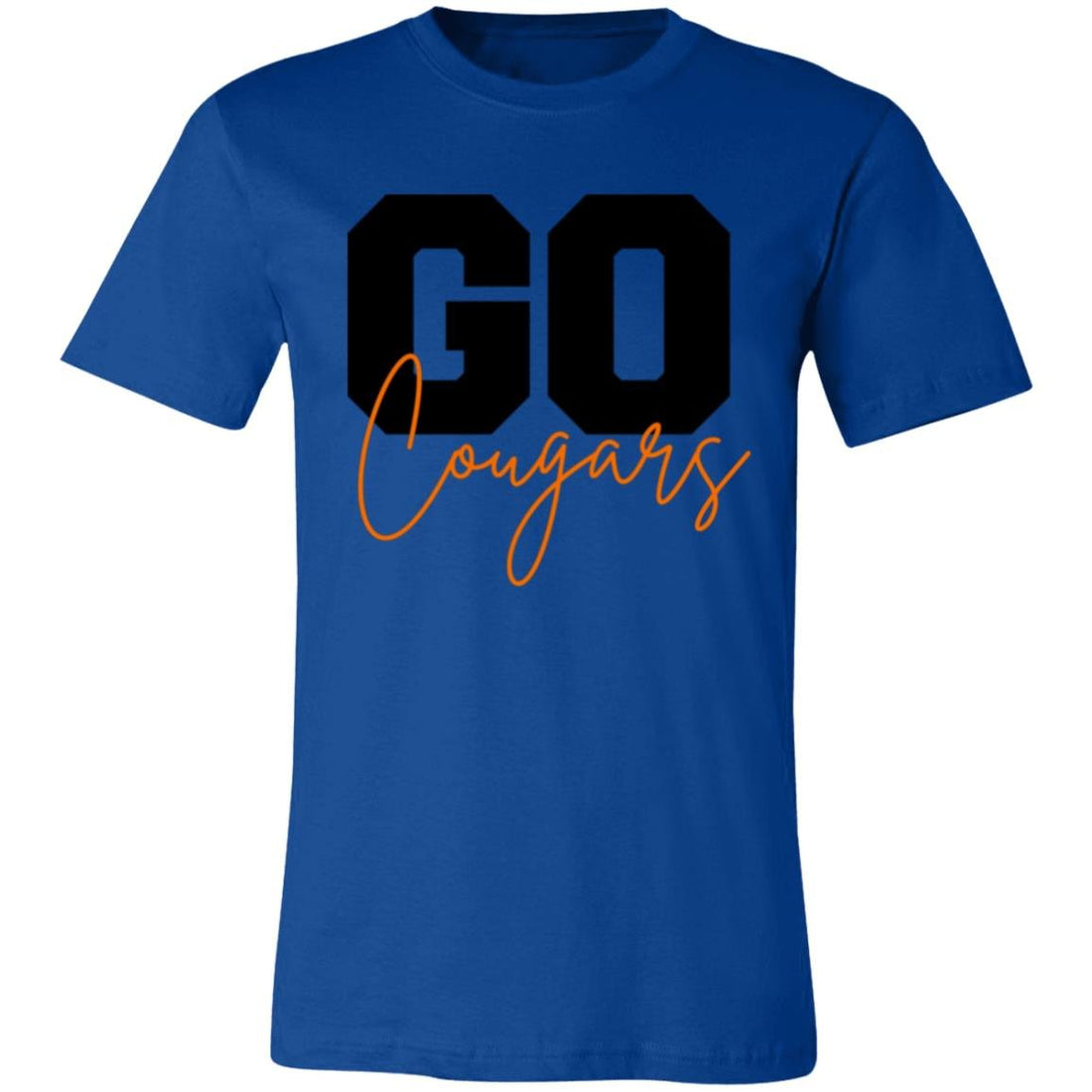 Go Cougars T-Shirt - T-Shirts - Positively Sassy - Go Cougars T-Shirt