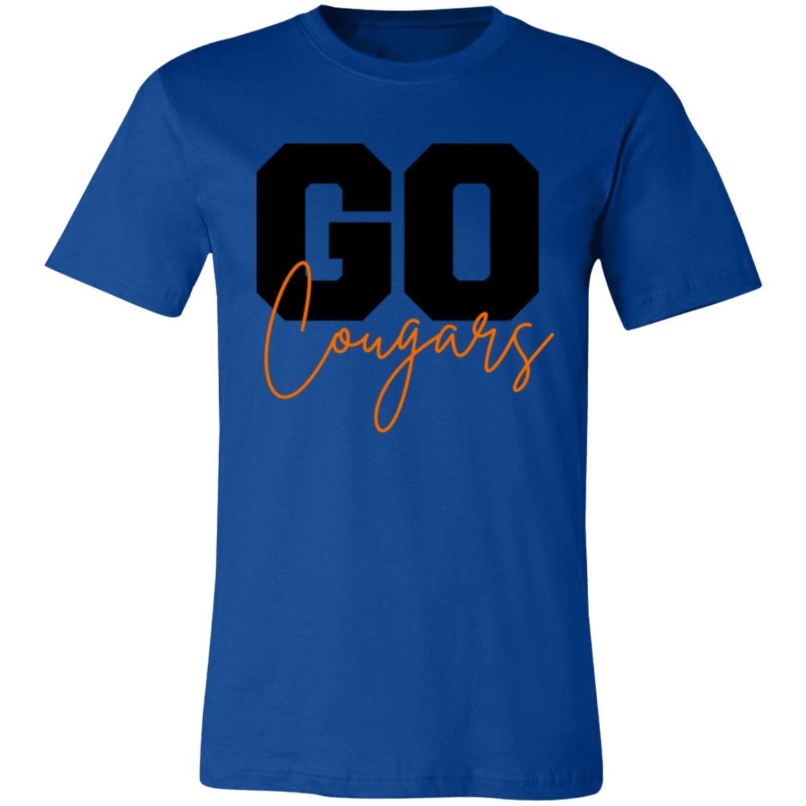 Go Cougars T-Shirt - T-Shirts - Positively Sassy - Go Cougars T-Shirt