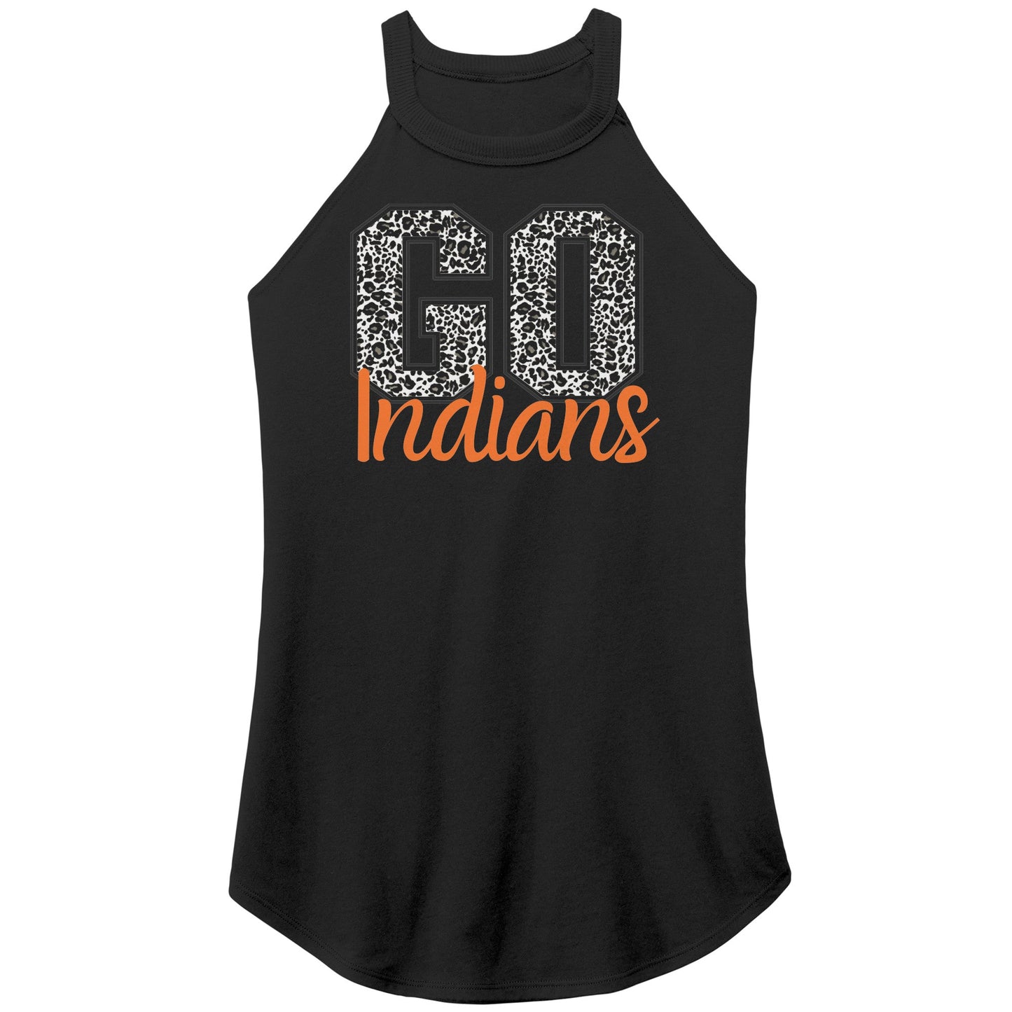 Go Indians Print Rocker Tank - Apparel - Positively Sassy - Go Indians Print Rocker Tank