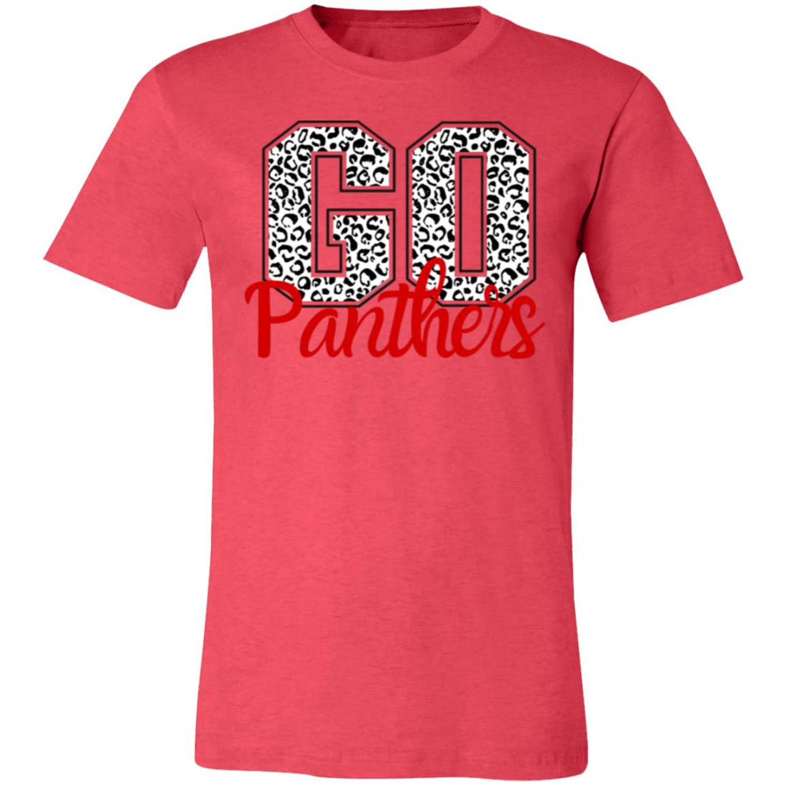 Go Panthers Print T-Shirt - T-Shirts - Positively Sassy - Go Panthers Print T-Shirt