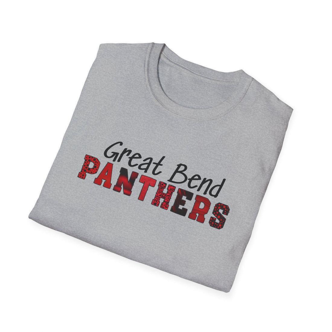 Great Bend Panthers Unisex Softstyle T-Shirt - Comfortable Team Apparel for Sports Fans - T-Shirt - Positively Sassy - Great Bend Panthers Unisex Softstyle T-Shirt - Comfortable Team Apparel for Sports Fans