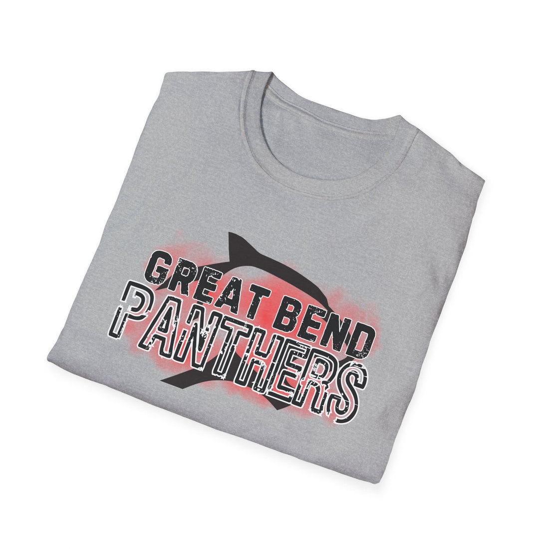 Great Bend Panthers Unisex Softstyle T-Shirt - Spirit Wear for Game Days - T-Shirt - Positively Sassy - Great Bend Panthers Unisex Softstyle T-Shirt - Spirit Wear for Game Days