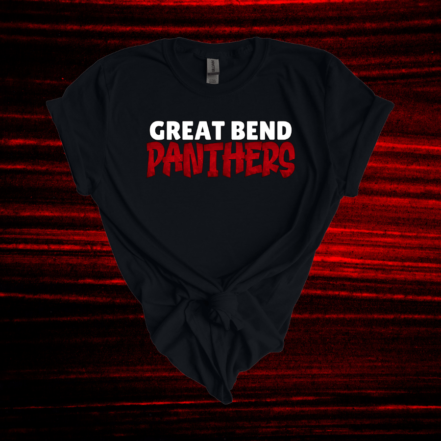 Great Bend Panthers Unisex Softstyle T-Shirt - Sporty Team Spirit Wear - T-Shirt - Positively Sassy - Great Bend Panthers Unisex Softstyle T-Shirt - Sporty Team Spirit Wear