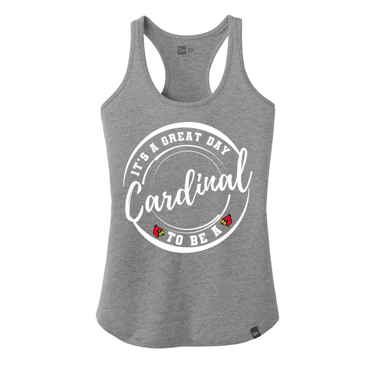 Great Day to be a Cardinal Racerback Tank - Tank Tops - Positively Sassy - Great Day to be a Cardinal Racerback Tank