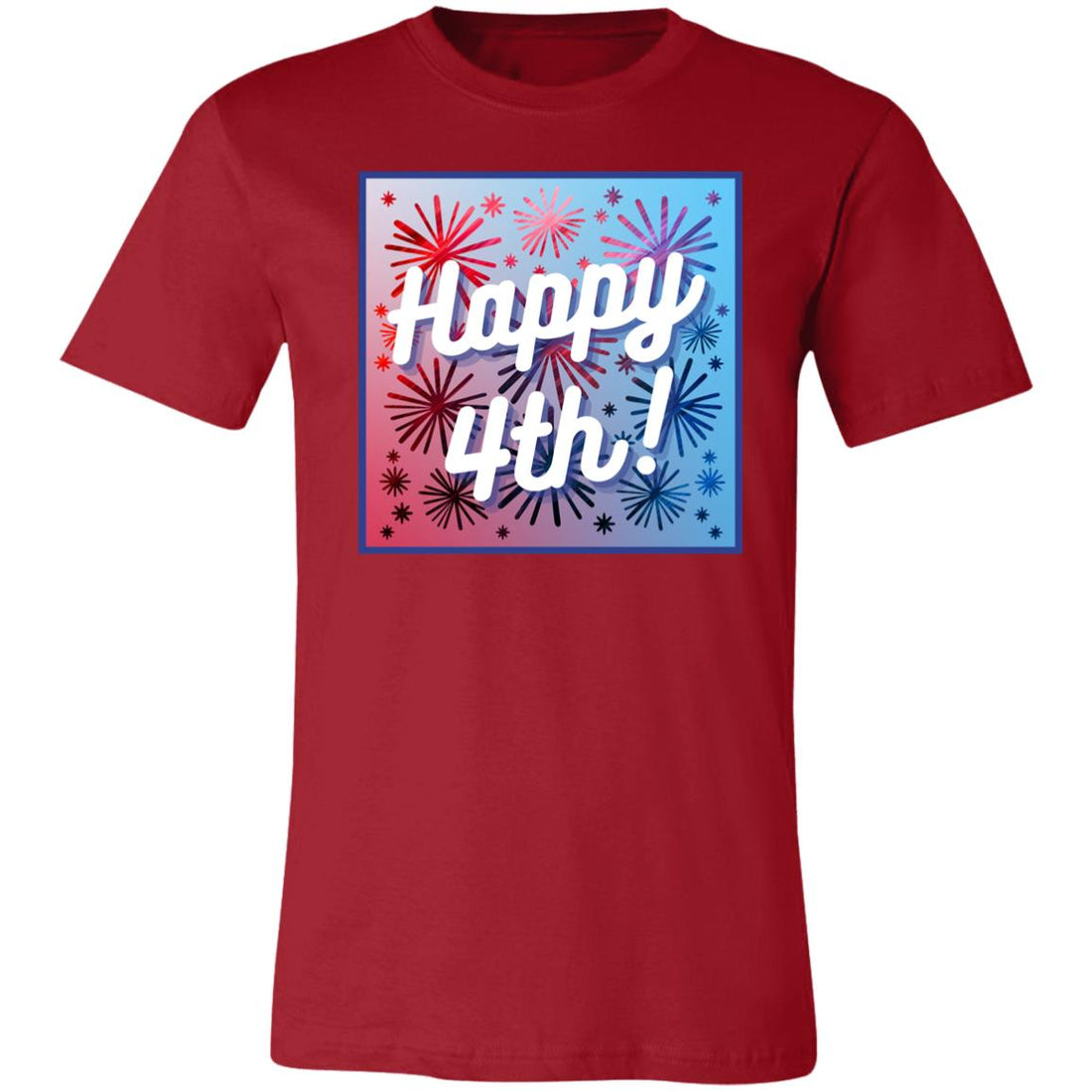 Happy 4th T-Shirt - T-Shirts - Positively Sassy - Happy 4th T-Shirt