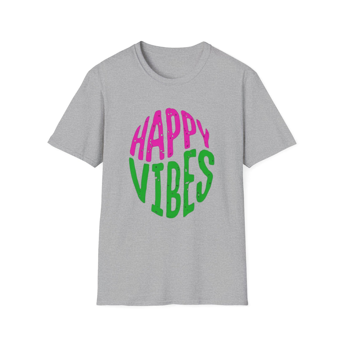 Happy Vibes Softstyle T-Shirt - T-Shirt - Positively Sassy - Happy Vibes Softstyle T-Shirt