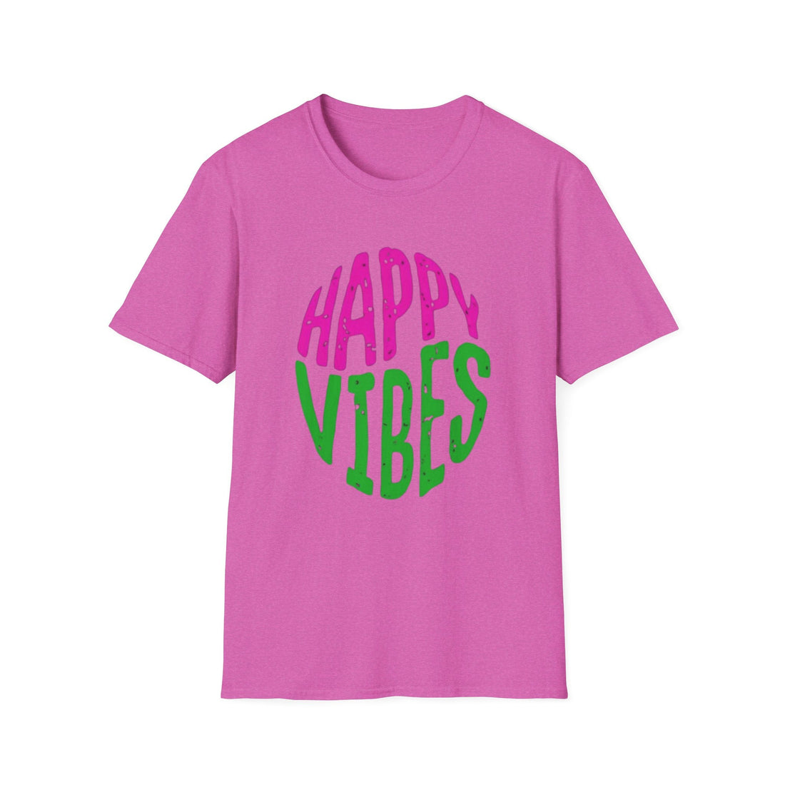 Happy Vibes Softstyle T-Shirt - T-Shirt - Positively Sassy - Happy Vibes Softstyle T-Shirt