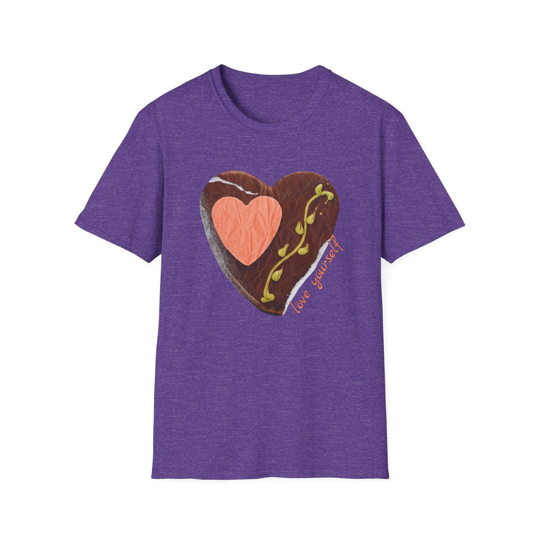 Heartfelt Love Unisex Softstyle T-Shirt | Gift for Self - Love, Casual Wear, Valentine's Day, Comfort Tee, Cute Graphic Tee - T-Shirt - Positively Sassy - Heartfelt Love Unisex Softstyle T-Shirt | Gift for Self - Love, Casual Wear, Valentine's Day, Comfort Tee, Cute Graphic Tee