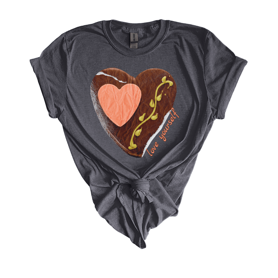 Heartfelt Love Unisex Softstyle T-Shirt | Gift for Self - Love, Casual Wear, Valentine's Day, Comfort Tee, Cute Graphic Tee - T-Shirt - Positively Sassy - Heartfelt Love Unisex Softstyle T-Shirt | Gift for Self - Love, Casual Wear, Valentine's Day, Comfort Tee, Cute Graphic Tee