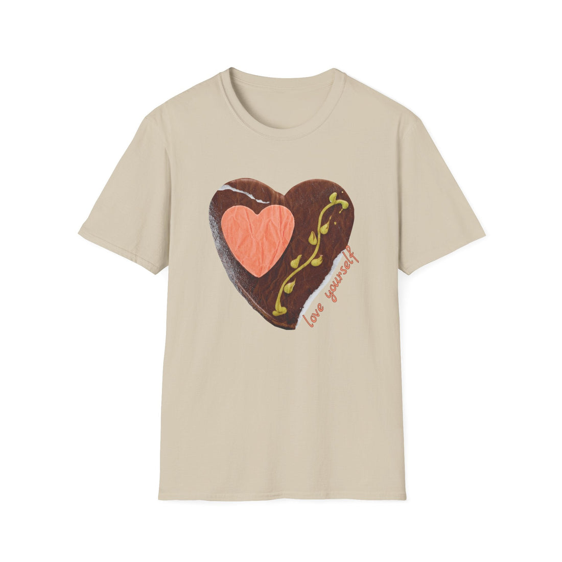 Heartfelt Love Unisex Softstyle T-Shirt | Gift for Self - Love, Casual Wear, Valentine's Day, Comfort Tee, Cute Graphic Tee - T-Shirt - Positively Sassy - Heartfelt Love Unisex Softstyle T-Shirt | Gift for Self - Love, Casual Wear, Valentine's Day, Comfort Tee, Cute Graphic Tee