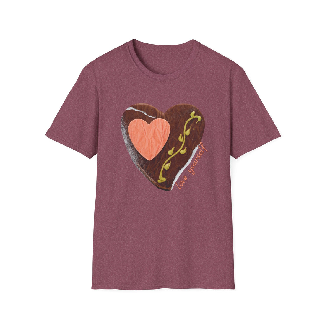 Heartfelt Love Unisex Softstyle T-Shirt | Gift for Self - Love, Casual Wear, Valentine's Day, Comfort Tee, Cute Graphic Tee - T-Shirt - Positively Sassy - Heartfelt Love Unisex Softstyle T-Shirt | Gift for Self - Love, Casual Wear, Valentine's Day, Comfort Tee, Cute Graphic Tee