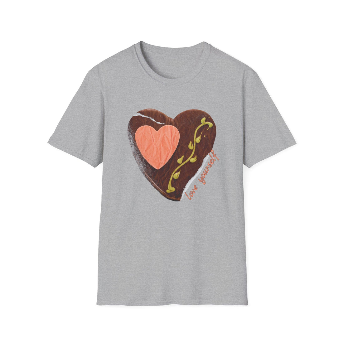 Heartfelt Love Unisex Softstyle T-Shirt | Gift for Self - Love, Casual Wear, Valentine's Day, Comfort Tee, Cute Graphic Tee - T-Shirt - Positively Sassy - Heartfelt Love Unisex Softstyle T-Shirt | Gift for Self - Love, Casual Wear, Valentine's Day, Comfort Tee, Cute Graphic Tee