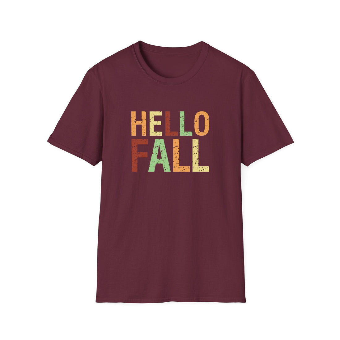 Hello Fall Unisex T-Shirt, Autumn Tee, Fall Fashion, Seasonal Shirt, Casual Wear, Thanksgiving Gift - T-Shirt - Positively Sassy - Hello Fall Unisex T-Shirt, Autumn Tee, Fall Fashion, Seasonal Shirt, Casual Wear, Thanksgiving Gift