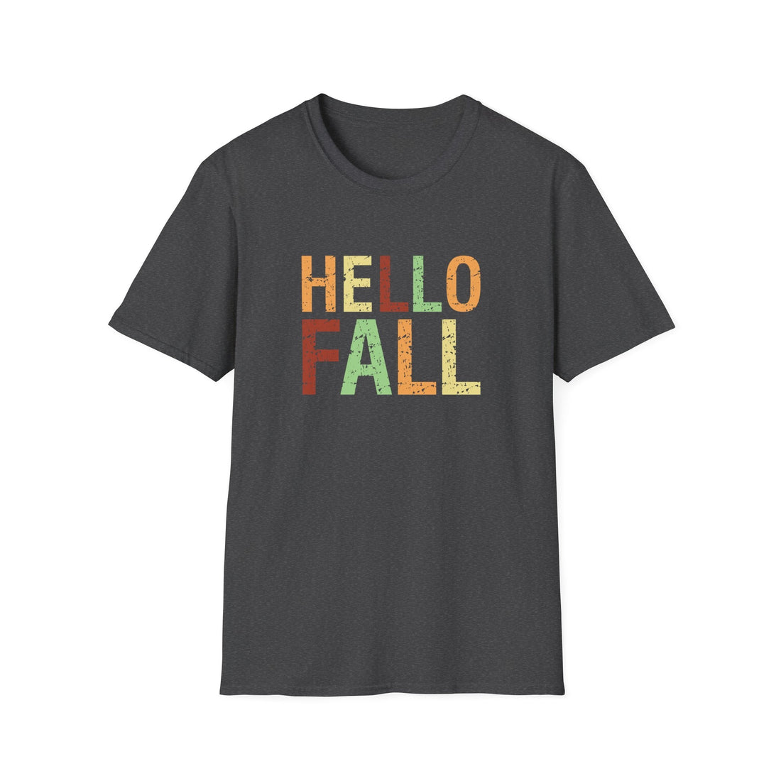 Hello Fall Unisex T-Shirt, Autumn Tee, Fall Fashion, Seasonal Shirt, Casual Wear, Thanksgiving Gift - T-Shirt - Positively Sassy - Hello Fall Unisex T-Shirt, Autumn Tee, Fall Fashion, Seasonal Shirt, Casual Wear, Thanksgiving Gift