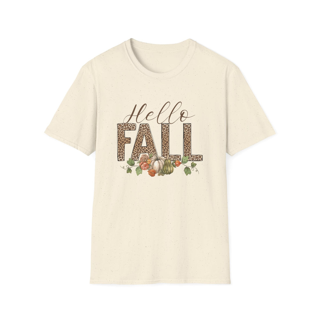 Hello Fall Unisex Tee, Autumn Shirt, Pumpkin Day T-Shirt, Cozy Seasonal Top, Thanksgiving Apparel, Fall Celebration Wear - T-Shirt - Positively Sassy - Hello Fall Unisex Tee, Autumn Shirt, Pumpkin Day T-Shirt, Cozy Seasonal Top, Thanksgiving Apparel, Fall Celebration Wear