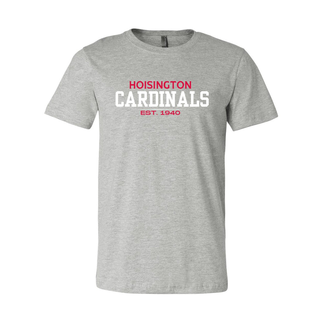 Hoisington Cardinals Est. Short Sleeve Jersey Tee - T - Shirts - Positively Sassy - Hoisington Cardinals Est. Short Sleeve Jersey Tee