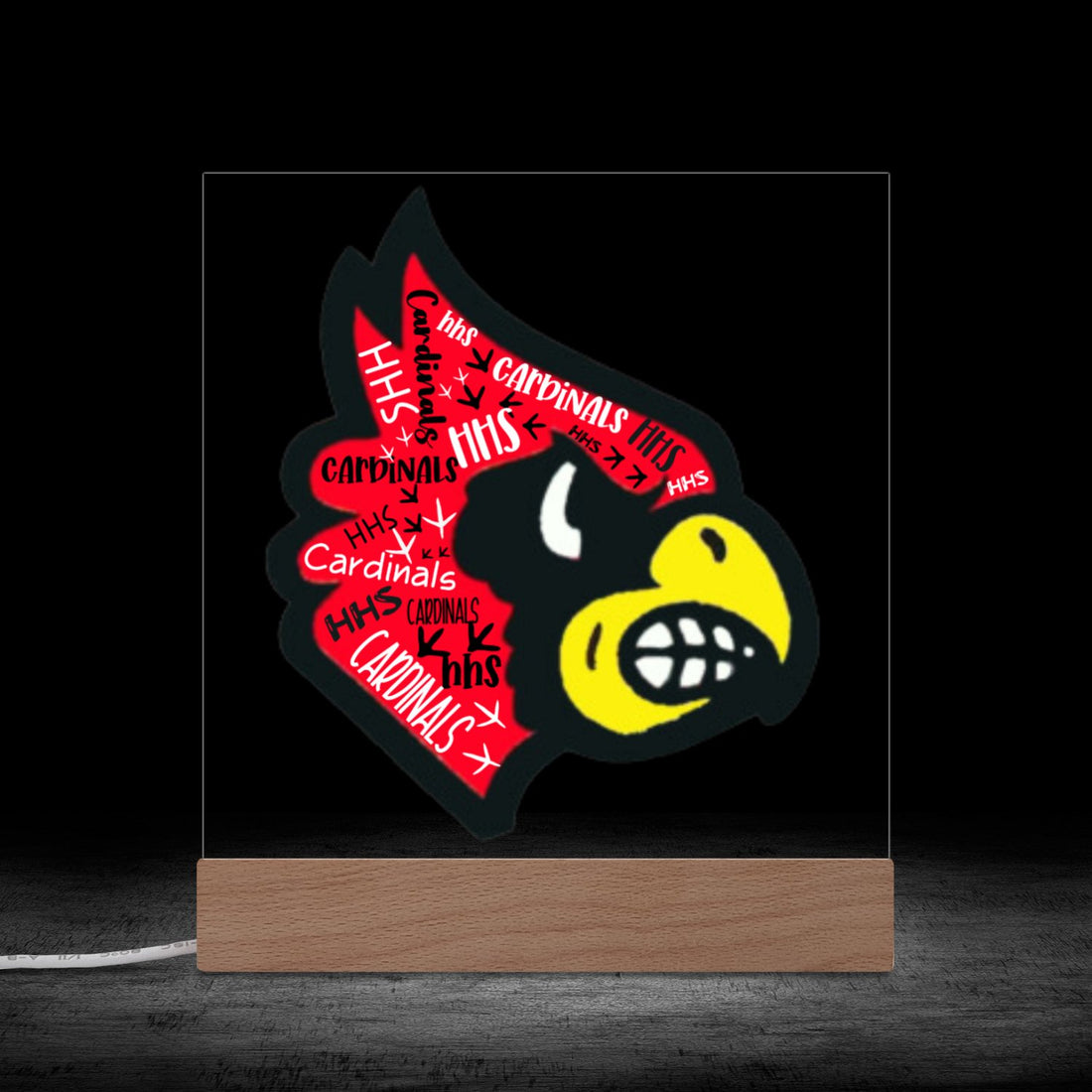 Hoisington Cardinals Plaque - Positively Sassy - Hoisington Cardinals Plaque