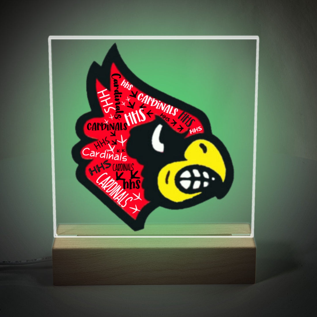 Hoisington Cardinals Plaque - Positively Sassy - Hoisington Cardinals Plaque