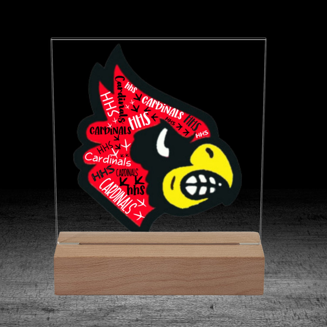 Hoisington Cardinals Plaque - Positively Sassy - Hoisington Cardinals Plaque