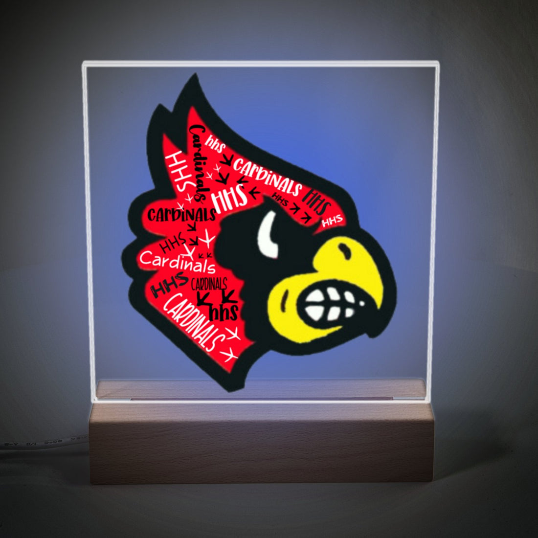 Hoisington Cardinals Plaque - Positively Sassy - Hoisington Cardinals Plaque