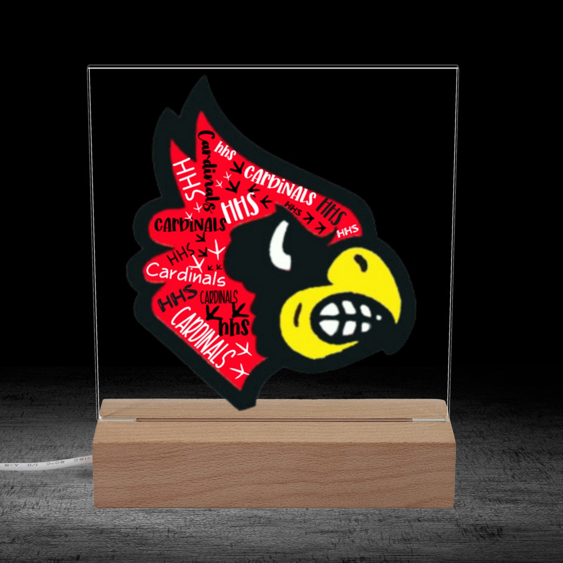 Hoisington Cardinals Plaque - Positively Sassy - Hoisington Cardinals Plaque