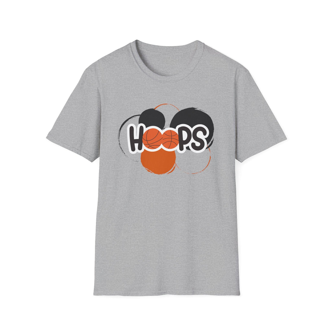 Hoops Unisex Softstyle T-Shirt - T-Shirt - Positively Sassy - Hoops Unisex Softstyle T-Shirt