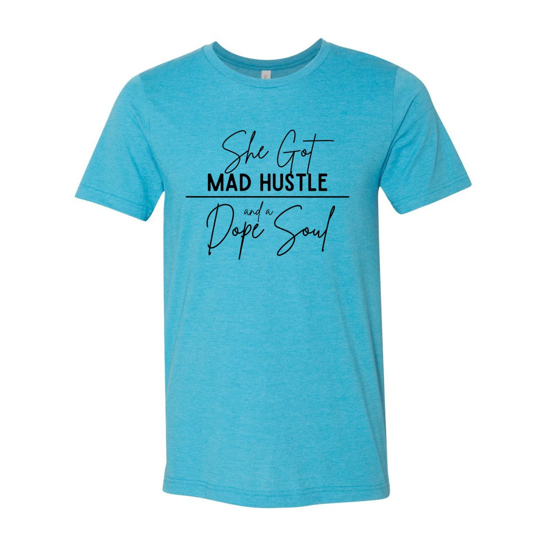 Hustle Short Sleeve Jersey Tee - T - Shirts - Positively Sassy - Hustle Short Sleeve Jersey Tee