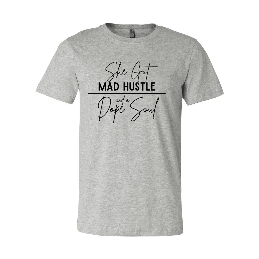 Hustle Short Sleeve Jersey Tee - T - Shirts - Positively Sassy - Hustle Short Sleeve Jersey Tee