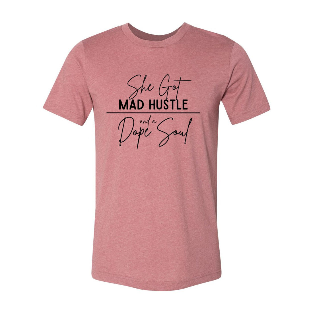 Hustle Short Sleeve Jersey Tee - T - Shirts - Positively Sassy - Hustle Short Sleeve Jersey Tee