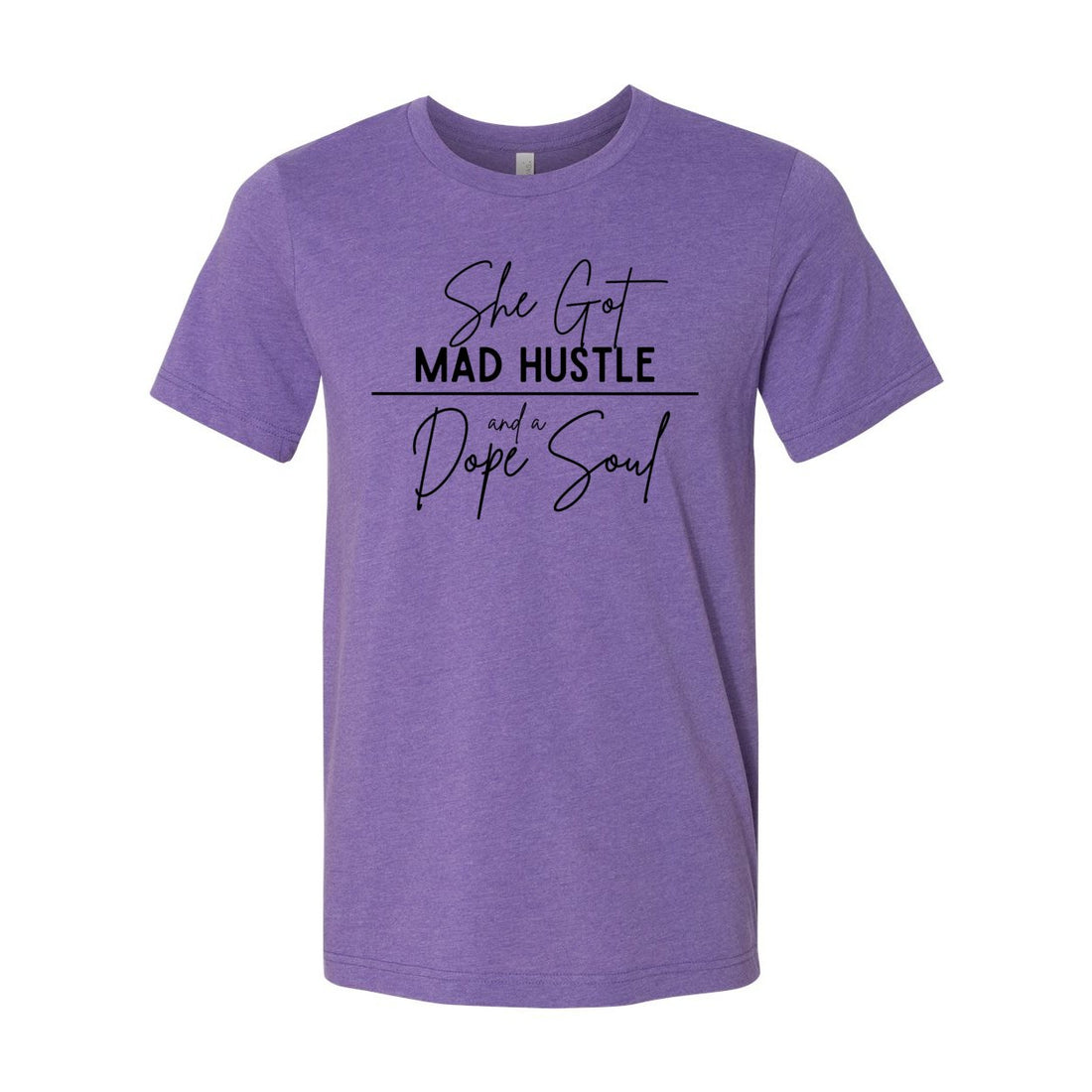 Hustle Short Sleeve Jersey Tee - T - Shirts - Positively Sassy - Hustle Short Sleeve Jersey Tee