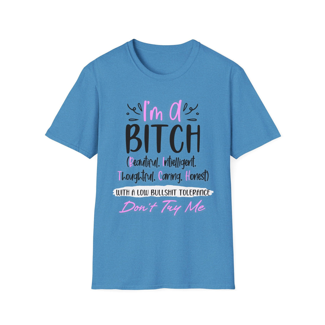 I'm A B Gildan 64000 - T - Shirt - Positively Sassy - I'm A B Gildan 64000