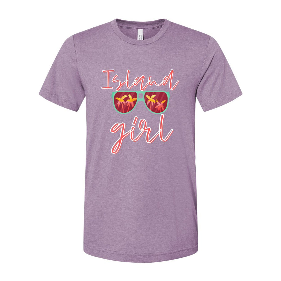 Island Girl Sleeve Jersey Tee - T-Shirts - Positively Sassy - Island Girl Sleeve Jersey Tee