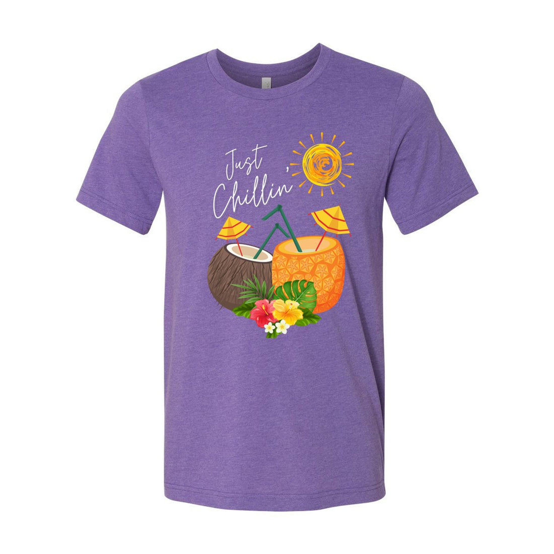 Just Chillin' Sleeve Jersey Tee - T-Shirts - Positively Sassy - Just Chillin' Sleeve Jersey Tee