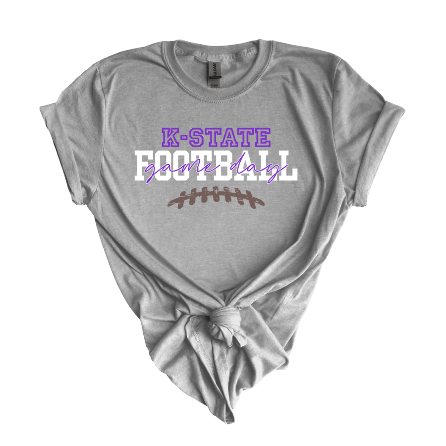K - State Football Unisex Softstyle T-Shirt | Comfortable Game Day Tee, Football Fan Apparel, Sports Gift, Casual Wear, College Spirit Shirt - T-Shirt - Positively Sassy - K - State Football Unisex Softstyle T-Shirt | Comfortable Game Day Tee, Football Fan Apparel, Sports Gift, Casual Wear, College Spirit Shirt
