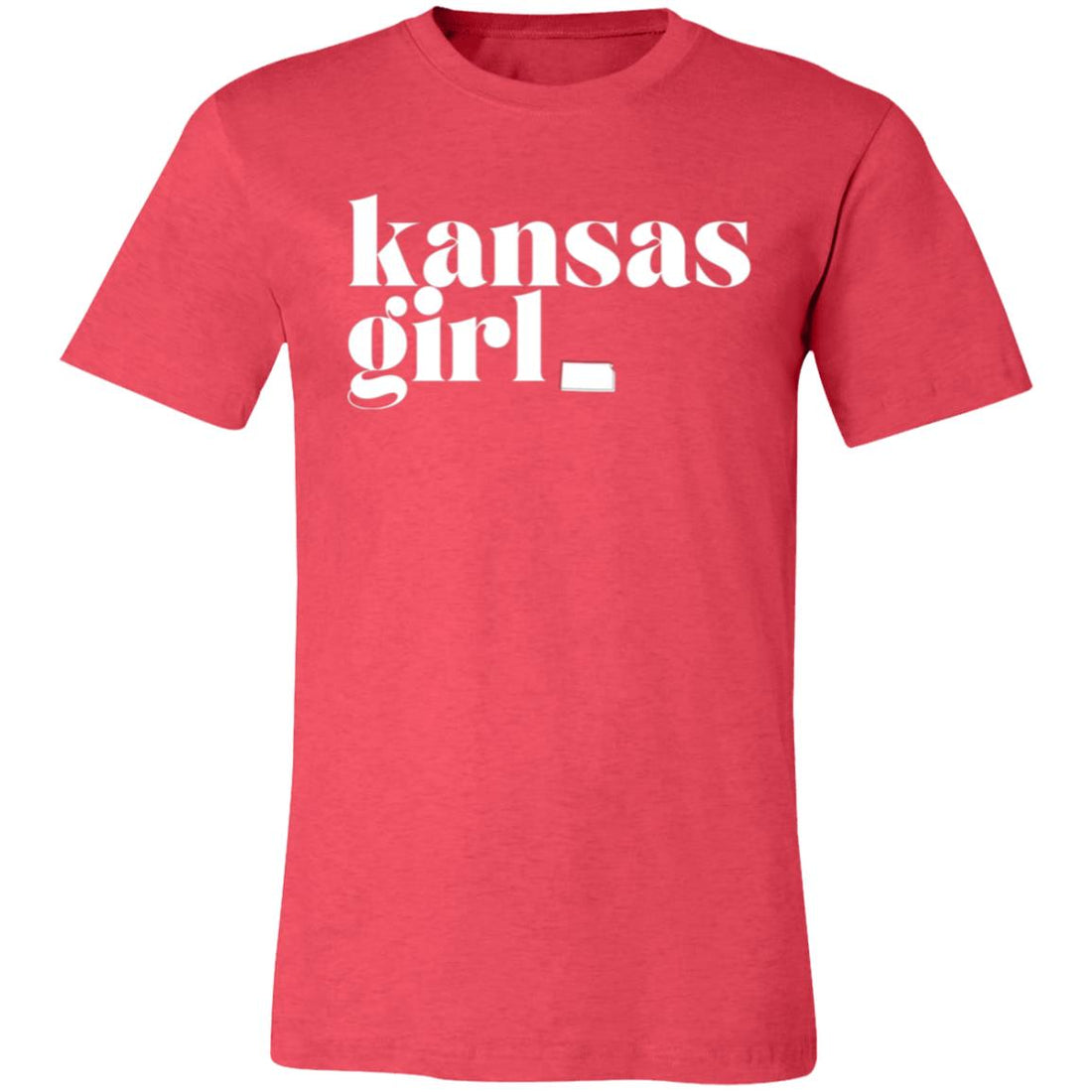 Kansas Girl Bella 3001 - T - Shirts - Positively Sassy - Kansas Girl Bella 3001