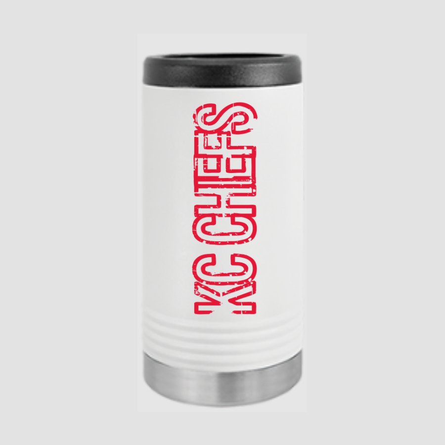 KC Chiefs Slim Beverage Holder - Mug - Positively Sassy - KC Chiefs Slim Beverage Holder