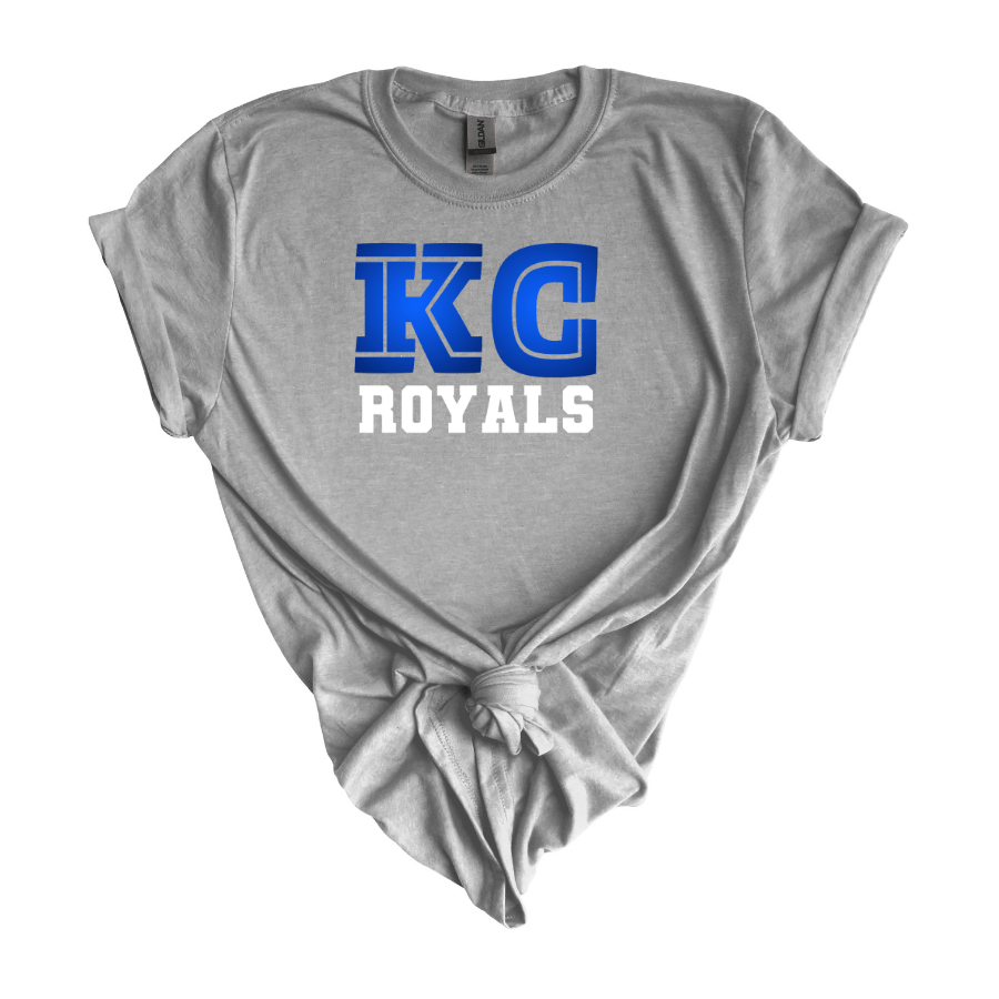 KC Royals Lines Gildan 64000 Softstyle T-Shirt - T-Shirt - Positively Sassy - KC Royals Lines Gildan 64000 Softstyle T-Shirt