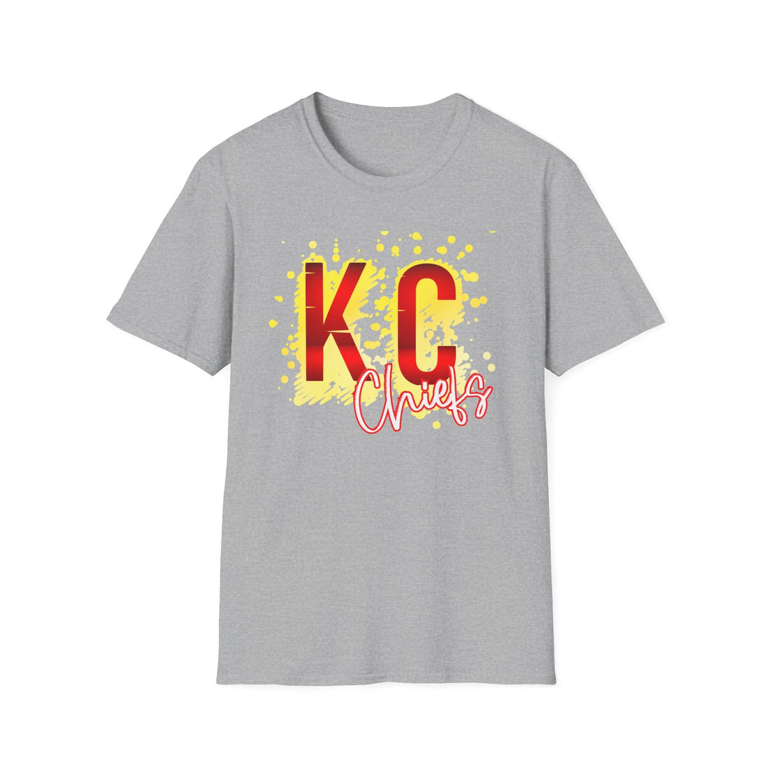 KC Splatter Gildan 64000 - T-Shirt - Positively Sassy - KC Splatter Gildan 64000