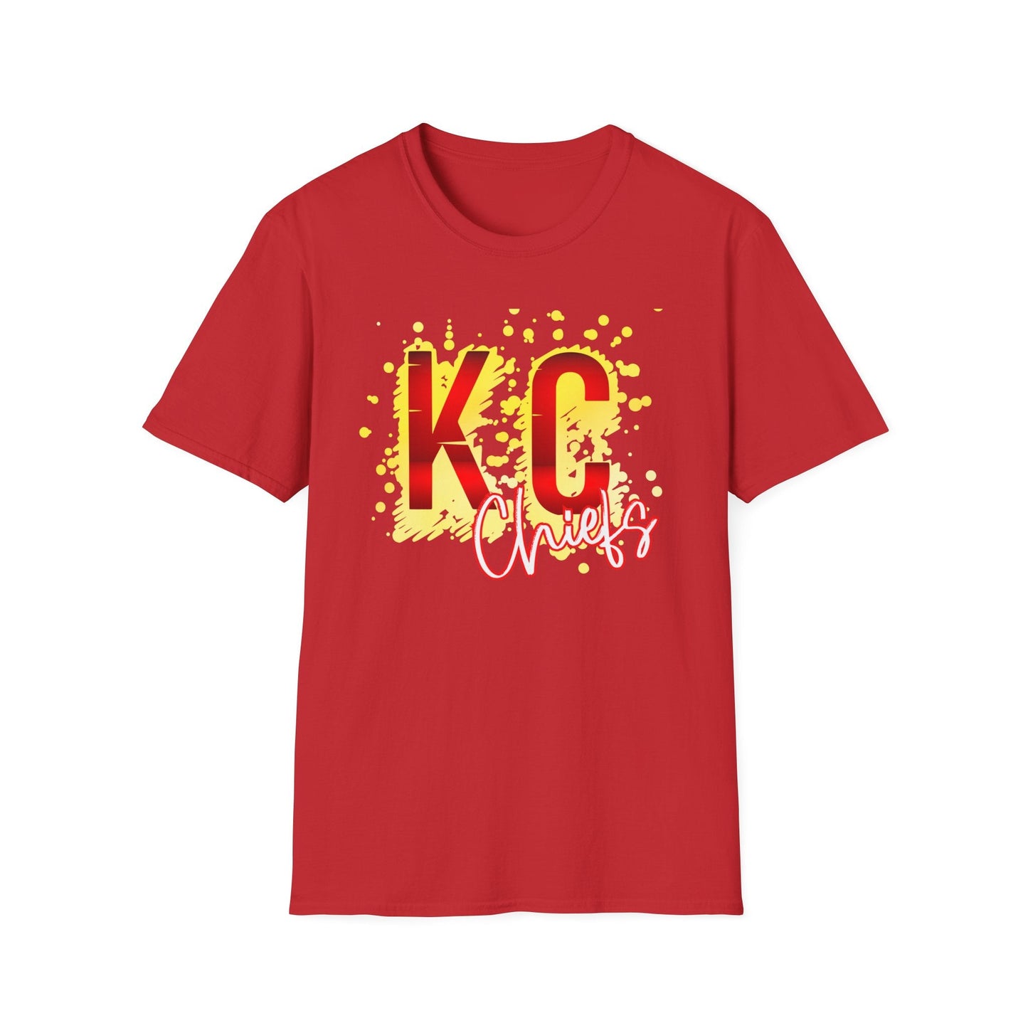 KC Splatter Gildan 64000 - T-Shirt - Positively Sassy - KC Splatter Gildan 64000