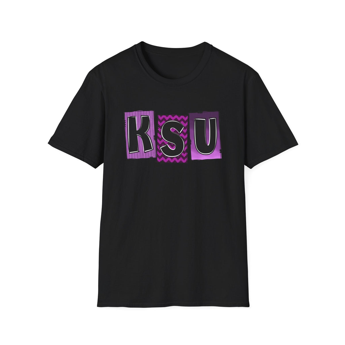Ksu Letters KSU Letters Gildan 64000 Softstyle T-Shirt - T-Shirt - Positively Sassy