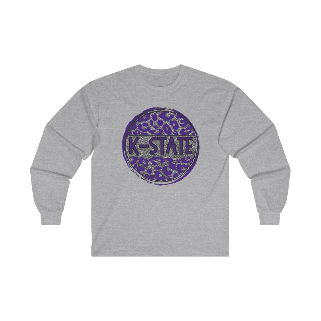 KSU Lopard Unisex Ultra Cotton Long Sleeve Tee - Long - sleeve - Positively Sassy - KSU Lopard Unisex Ultra Cotton Long Sleeve Tee