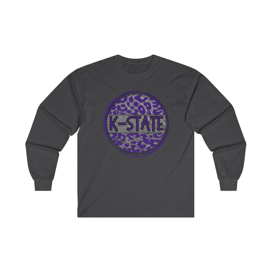 KSU Lopard Unisex Ultra Cotton Long Sleeve Tee - Long - sleeve - Positively Sassy - KSU Lopard Unisex Ultra Cotton Long Sleeve Tee