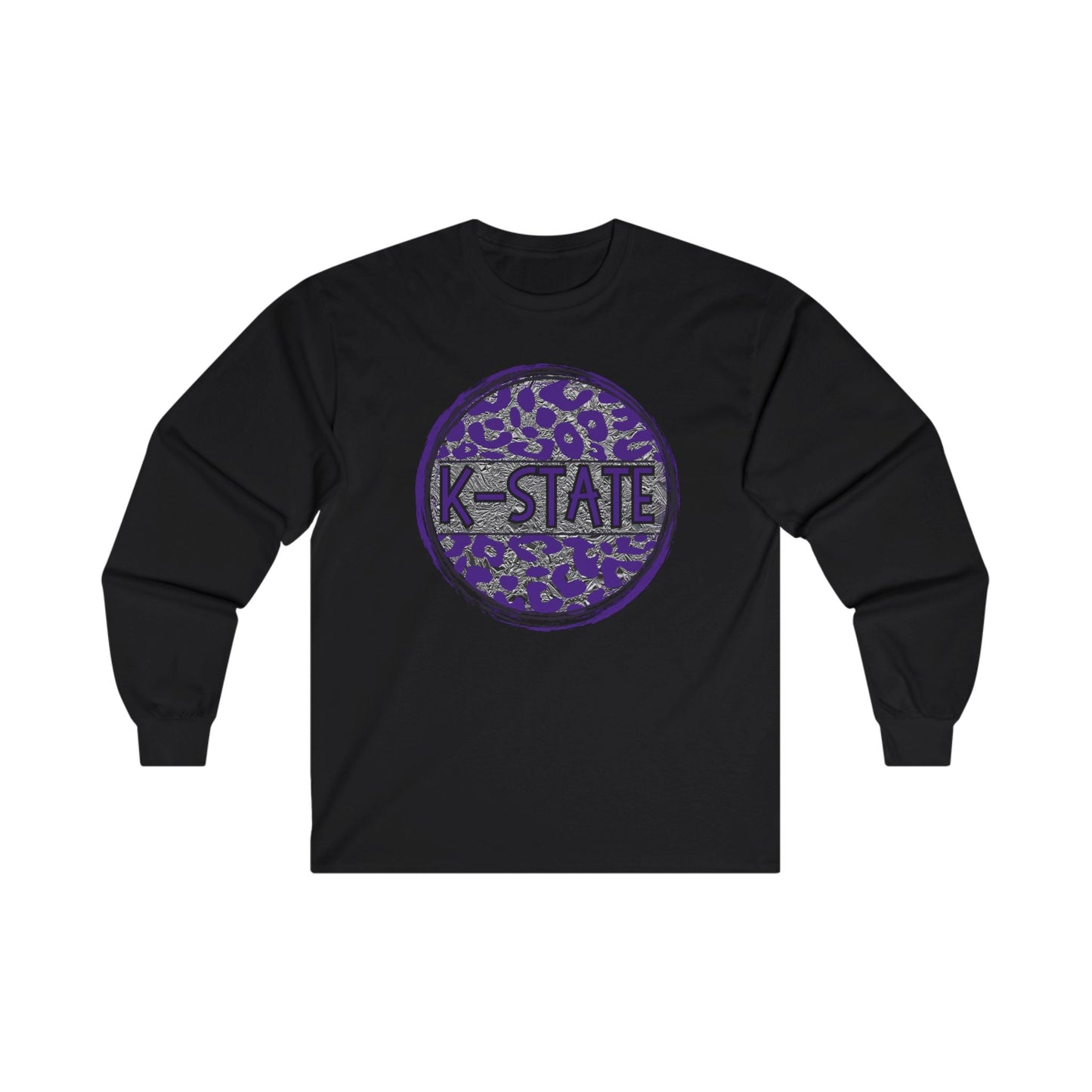KSU Lopard Unisex Ultra Cotton Long Sleeve Tee - Long - sleeve - Positively Sassy - KSU Lopard Unisex Ultra Cotton Long Sleeve Tee