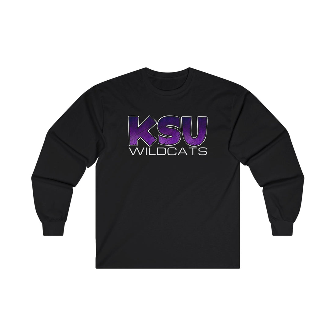 KSU Scratch Unisex Ultra Cotton Long Sleeve Tee - Long - sleeve - Positively Sassy - KSU Scratch Unisex Ultra Cotton Long Sleeve Tee