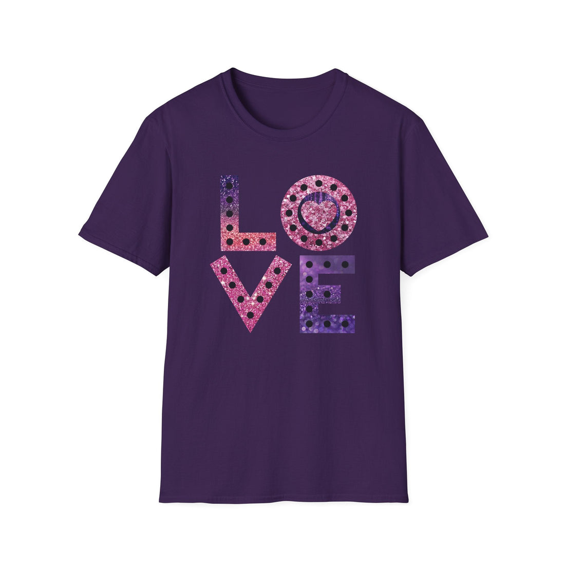 L - O - V - E Gildan 64000 Softstyle T-Shirt - T-Shirt - Positively Sassy - L - O - V - E Gildan 64000 Softstyle T-Shirt