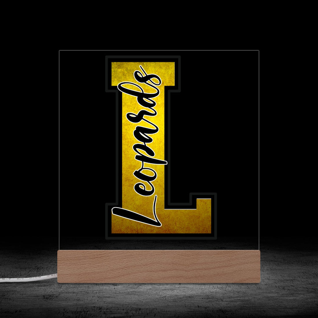 LaCrosse Leopards Plaque - Positively Sassy - LaCrosse Leopards Plaque