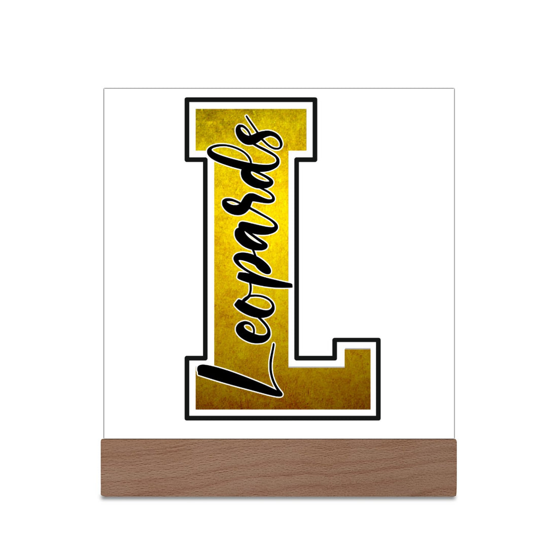 LaCrosse Leopards Plaque - Positively Sassy - LaCrosse Leopards Plaque
