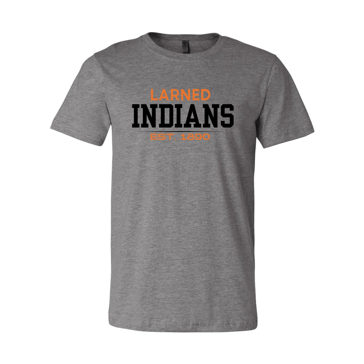 Larned Indians Est Short Sleeve Jersey Tee - T - Shirts - Positively Sassy - Larned Indians Est Short Sleeve Jersey Tee