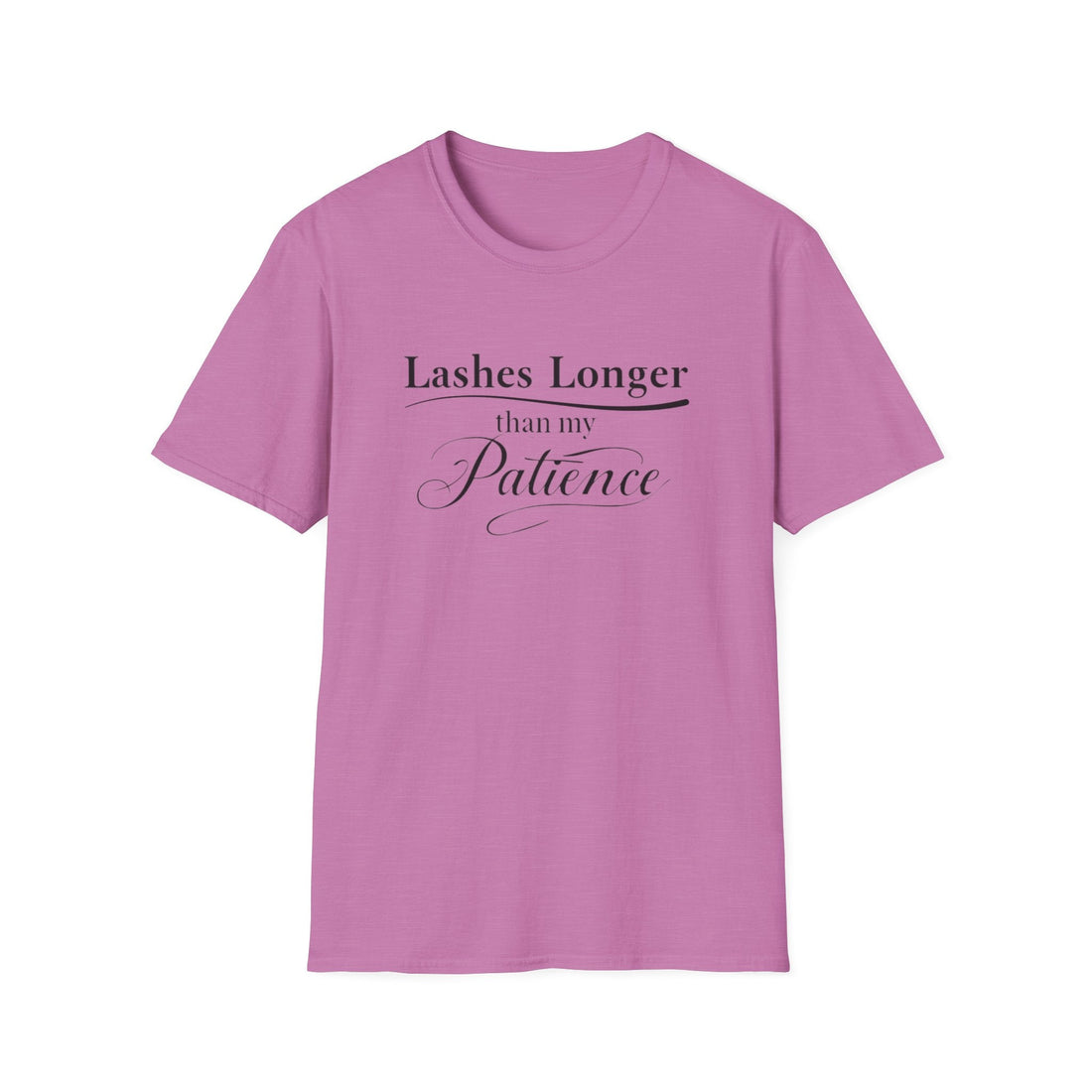 Lashes vs Patience Softstyle T-Shirt - T-Shirt - Positively Sassy - Lashes vs Patience Softstyle T-Shirt